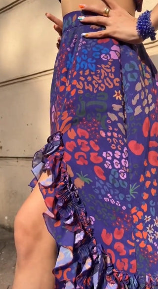 Prerna Mehra In Fruit print off shoulder top and skirt